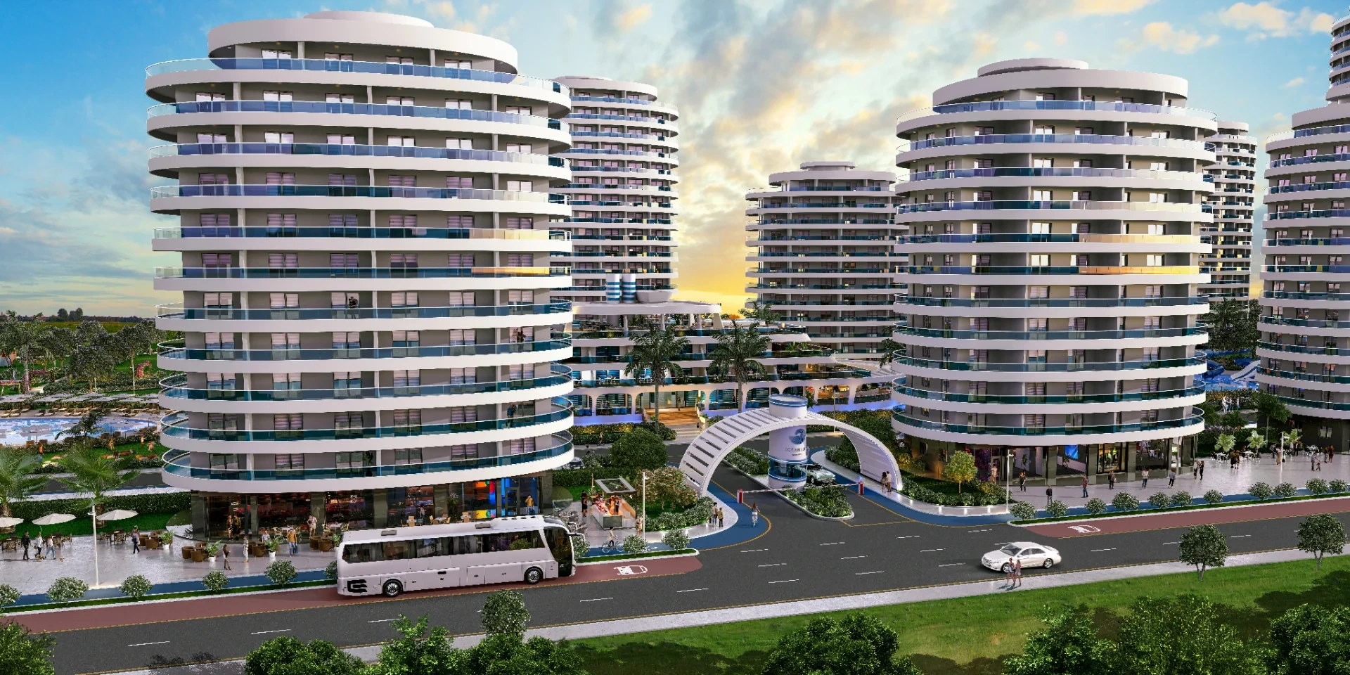 Ocean Life Residence — 1+0 Studio · Afalina-3 · HC-6849 - 1