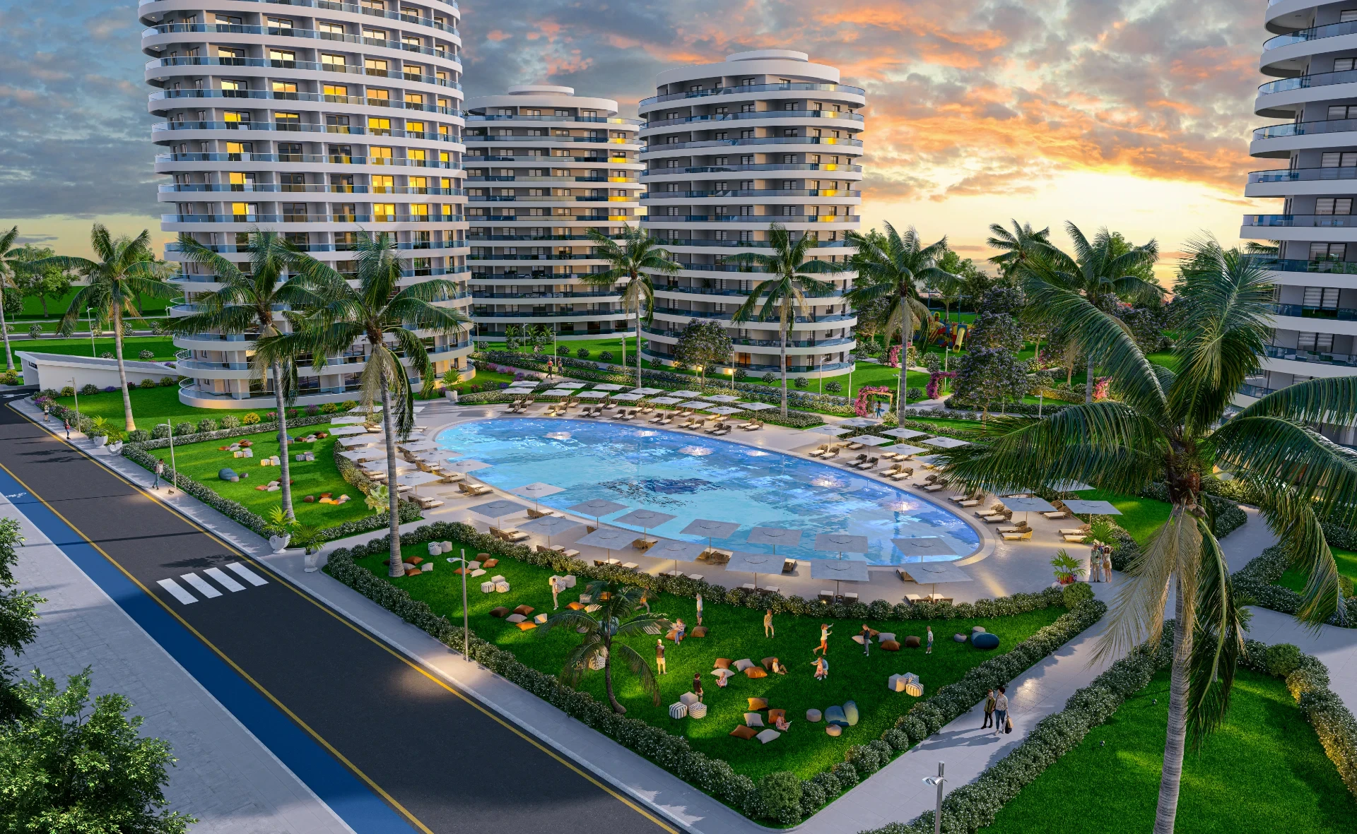 Ocean Life Residence — 1+0 Studio · Afalina-3 · HC-6849 - 3