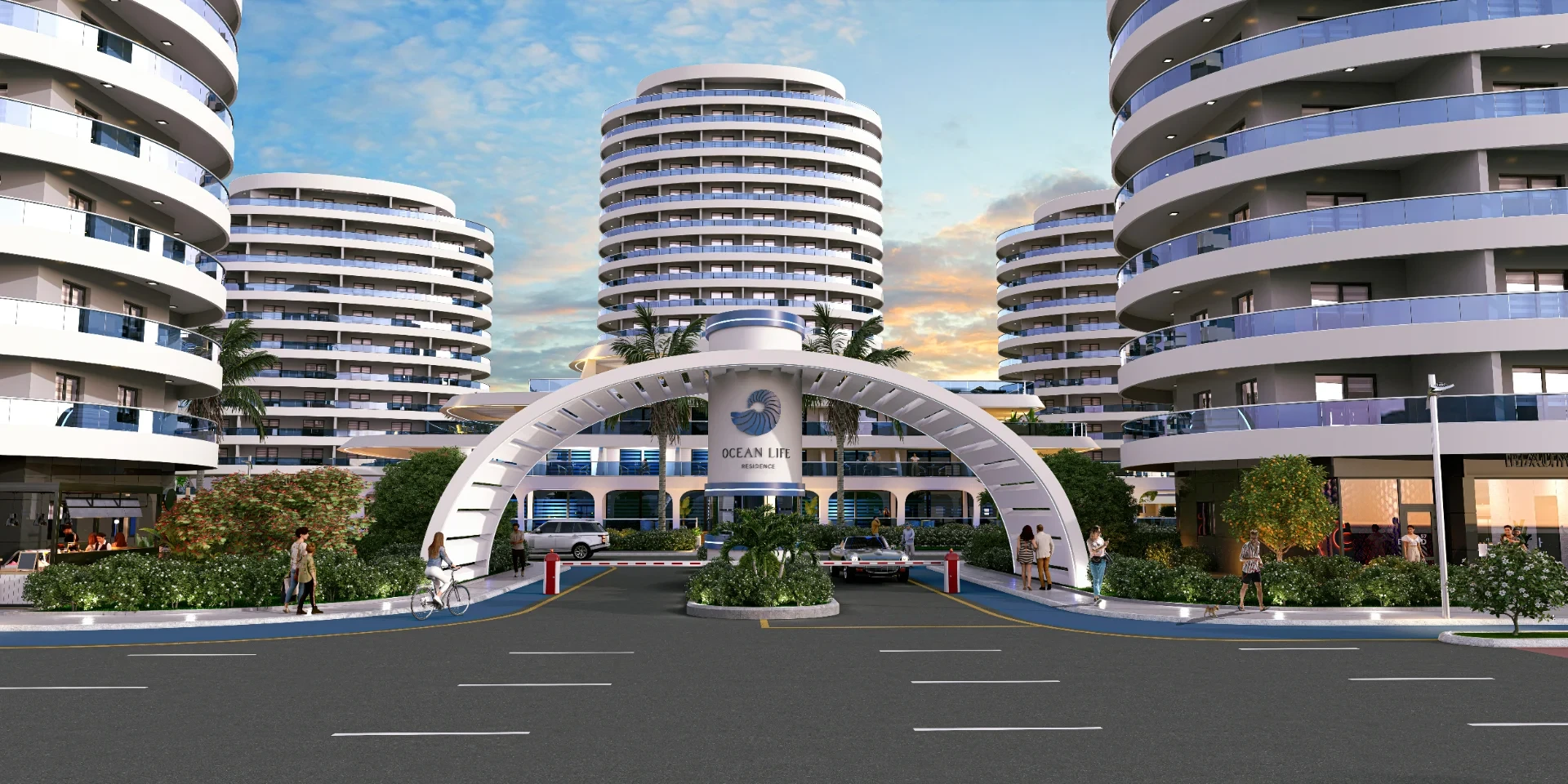 Ocean Life Residence — 1+0 Studio · Afalina-3 · HC-6849 - 6