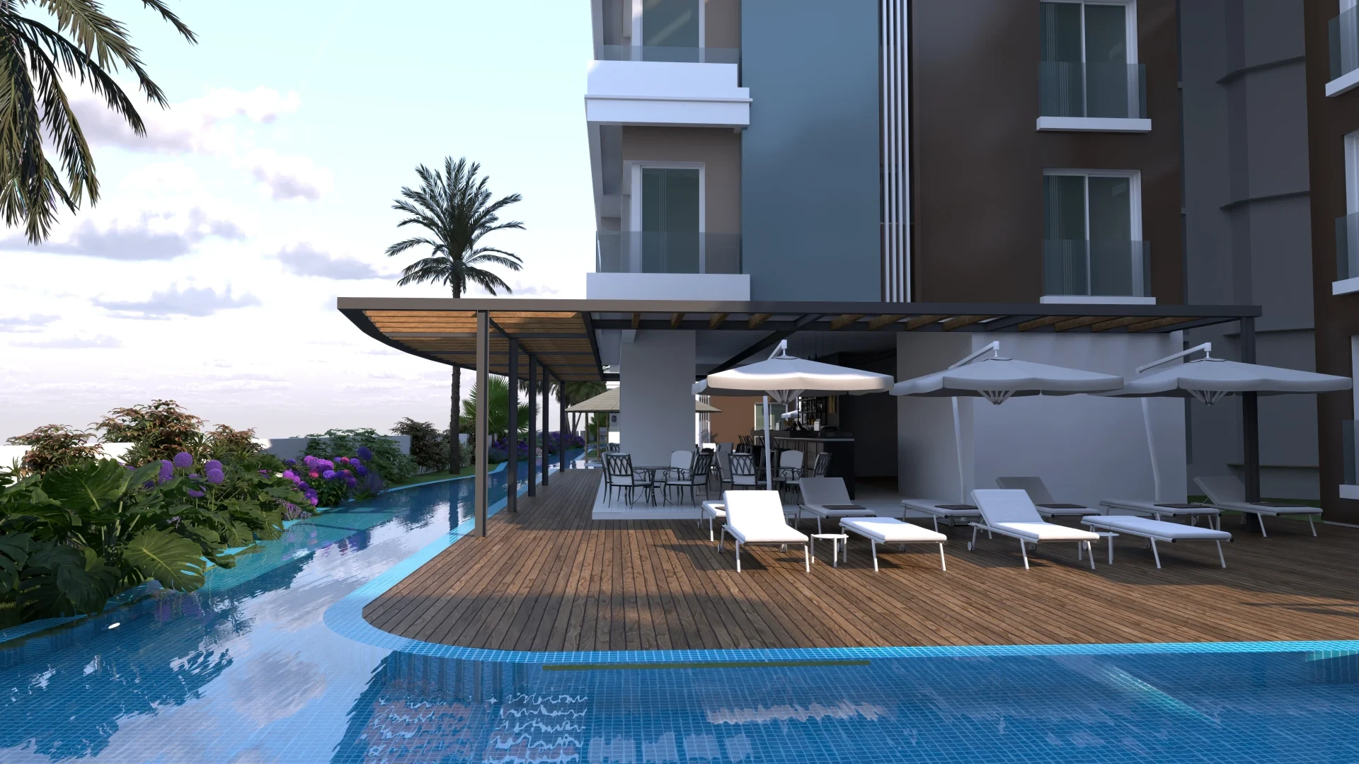Blue Residence — 1+1 Apartment · Pacific · HC-6848 - 3