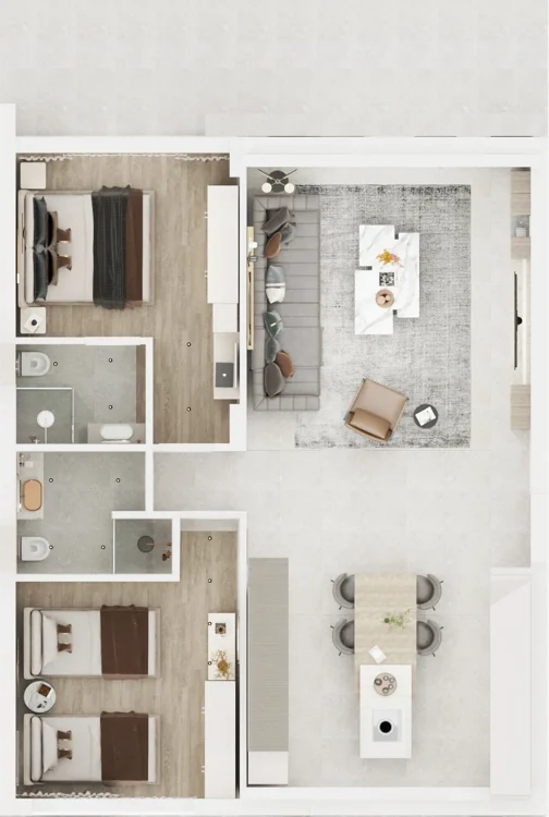 La Casalia — 3+1 Duplex Villa — Layout illustration 11