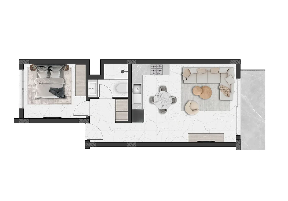 Natulux — 2+1 — Layout illustration 2