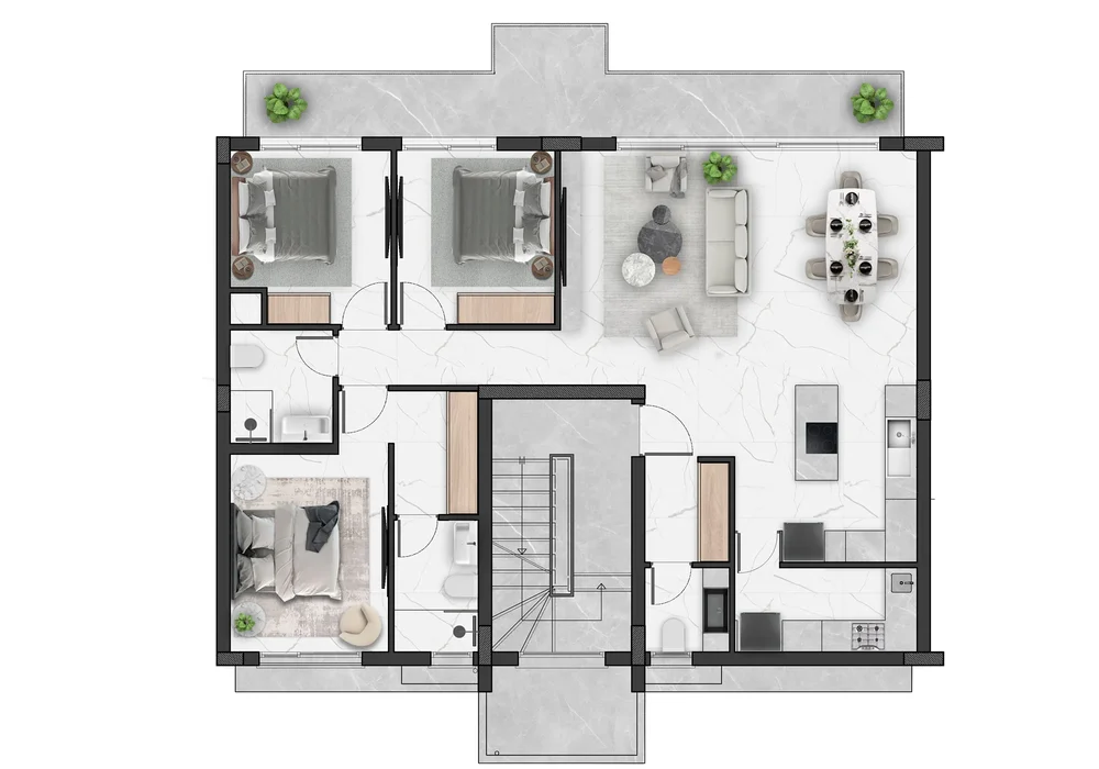 Natulux — 3+1 — Layout illustration 25